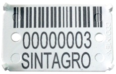 CODIMEX Holzmarkierplättchen LASER BARCODE