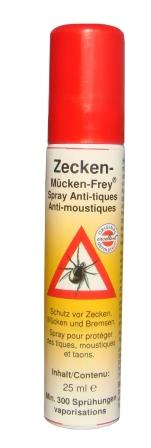 Spray anti-moustique et tique